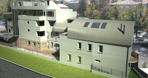Intervento di ristrutturazione e ampliamento di una palazzina di 8 unità residenziali in zona Guizza a Padova
