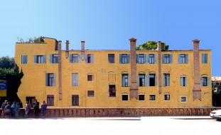 Restauro della facciata nord Palazzetto Palla Strozzi a Padova