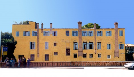 Restauro della facciata nord Palazzetto Palla Strozzi a Padova